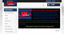 Desktop Screenshot of jkproducts.com